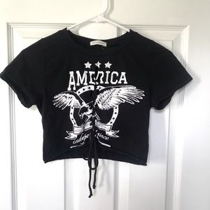 America crop top by Occasion